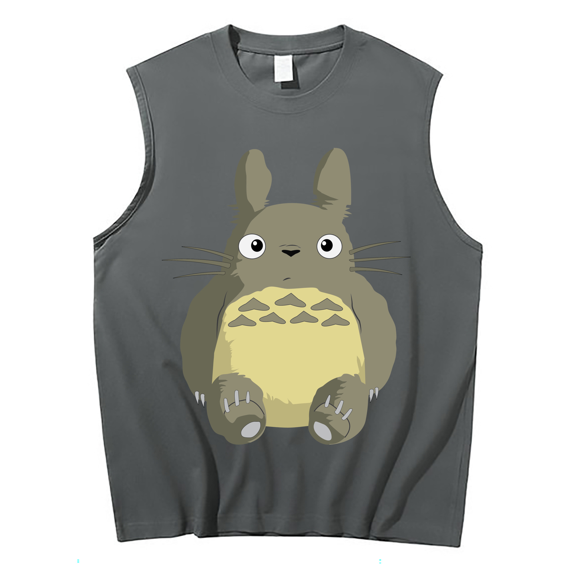 （画像用） となりのトトロ 草壁メイ 草壁サツキ My Neighbor Totoro Satsuki Kusakabe Mei Kusakabe コットン100％タンクトップ（フロントプリント）